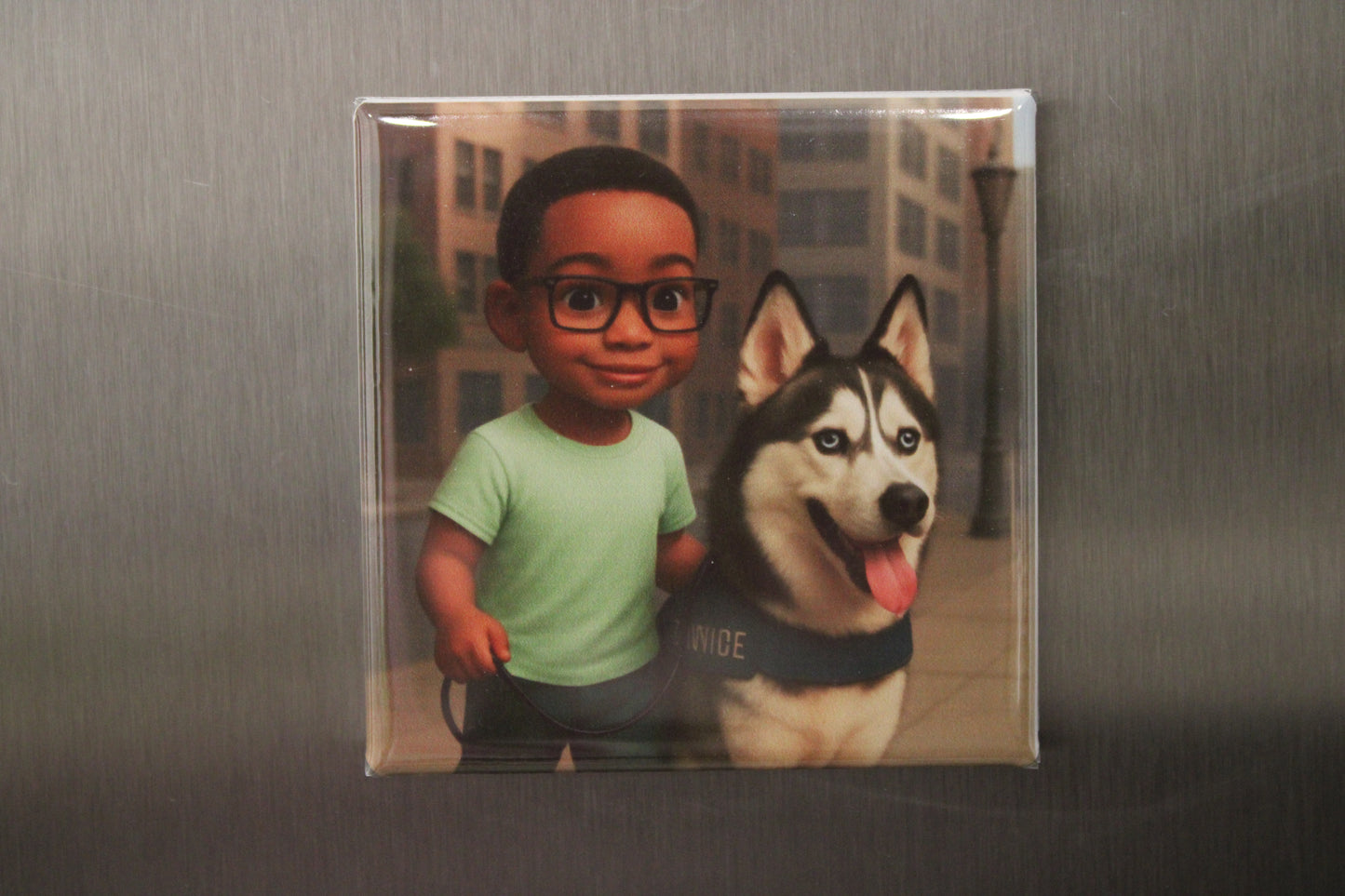ADA service dog magnet for special needs child